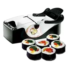 Kit Máquina Enrolar Sushi Roll + Maquina Montar Hamburguer Foto mini 2