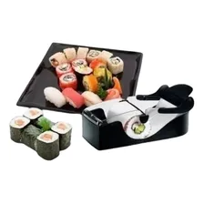 Kit Máquina Enrolar Sushi Roll + Maquina Montar Hamburguer Foto mini 1
