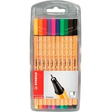 Kit Marca Texto E Caneta Stabilo Cores Neon Pastel Foto mini 2