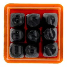 Kit Marcador Punção Alfanumérico 36 Peças 4mm Letras/números Tamanho do carácter 4 mm Foto mini 4