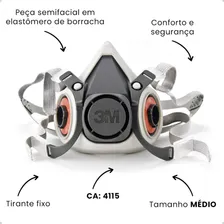 Kit Máscara Para Pintura 3m Mascara 6200 Kit Cartucho 6003 Foto mini 2