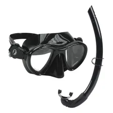 Kit Máscara Snorkel Fun Dive, Mergulho Apneia Pesca Sub Cor Preto Foto  mini 1