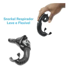 Kit Máscara Snorkel Fun Dive, Mergulho Apneia Pesca Sub Cor Preto Foto mini 4