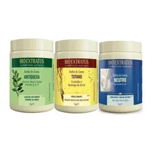Kit Máscaras Jaborandi + Tutano + Neutro 1kg Bio Extratus Foto  mini 1