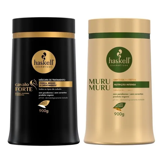 Kit Máscaras Murumurú+ Cavalo Forte Haskell 900g Foto 1