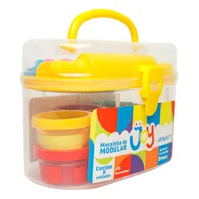 Kit Massa Massinha Joy Maleta - 8 Cores + 15 Moldes Infantil Cor Colorido Foto mini 2