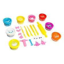 Kit Massa Massinha Joy Maleta - 8 Cores + 15 Moldes Infantil Cor Colorido Foto mini 4