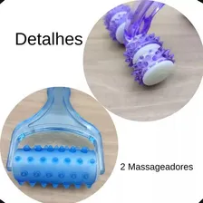 Kit Massageador Relax Bem Estar Anti-stress Fisio Spa Alivio Cor Azul Foto mini 4