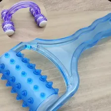 Kit Massageador Relax Bem Estar Anti-stress Fisio Spa Alivio Cor Azul Foto mini 3