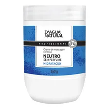 Kit Massagem 5 Cremes Neutro + 1 Óleo Neutro Dágua Natural Foto mini 3