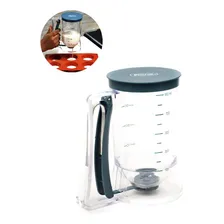 Kit Massas Dosador Dispenser E Copo De Medidas Panqueca Bolo Foto mini 2