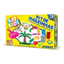 Kit Massinha De Modelar - 450 Gramas - Acrilex - Art Kids Foto mini 1