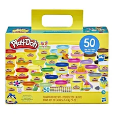 Kit Massinha Play Doh 50 Potes De Massa Modelar Infantil 28g Cor Colorido Foto mini 3