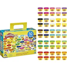 Kit Massinha Play Doh 50 Potes De Massa Modelar Infantil 28g Cor Colorido Foto mini 1