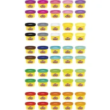 Kit Massinha Play Doh 50 Potes De Massa Modelar Infantil 28g Cor Colorido Foto mini 2