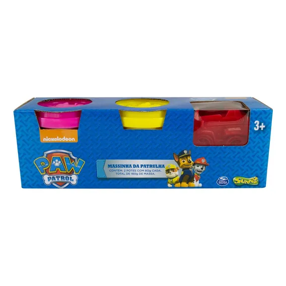 Kit Massinha Rosa E Amarelo - Patrulha Canina - Ki-massa Foto 1