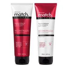 Kit Match Reconstrução: Shampoo 250ml + Condicionador 250ml Foto  mini 1