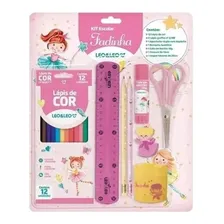 Kit Material Escolar Completo Infantil Meninas Fadinha Foto mini 1