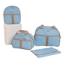 Kit Maternidade Menino/menina Luxo Com Trocador Cor Azul-claro Foto mini 1