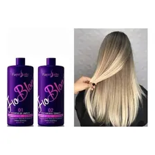 Kit Matizador Btx Blond 1kg Fio Blond Shampo E Redutor Foto mini 2