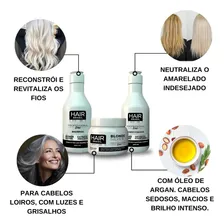 Kit Matizador Hair Brasil Shampoo + Condicionador + Máscara Foto mini  2