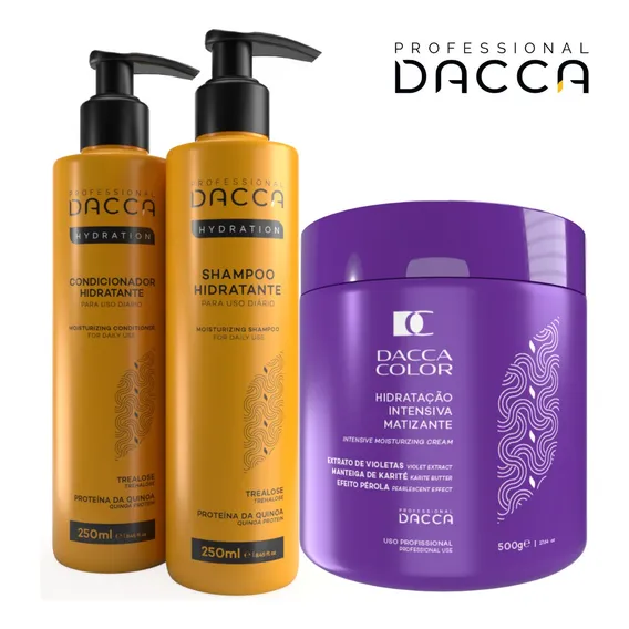Kit Matizador Loiro Creme Hidratação Platinado Desamarelador Foto 1
