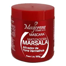 Kit Matizador Marsala Vermelhos Maycrene Shamp + Cond + Másc Foto mini  3