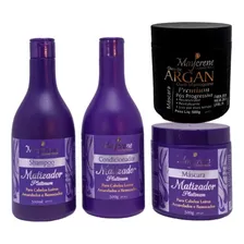 Kit Matizador Maycrene Naturiun ( Shamp + Cond + Másc ) Foto mini 1