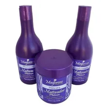 Kit Matizador Maycrene Shampoo + Condicionador + Mascara Foto  mini 1