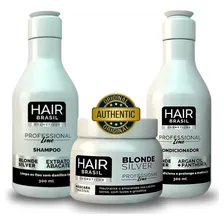 Kit Matizador Profissional - Cabelos Platinados E Hidratados Foto mini 4