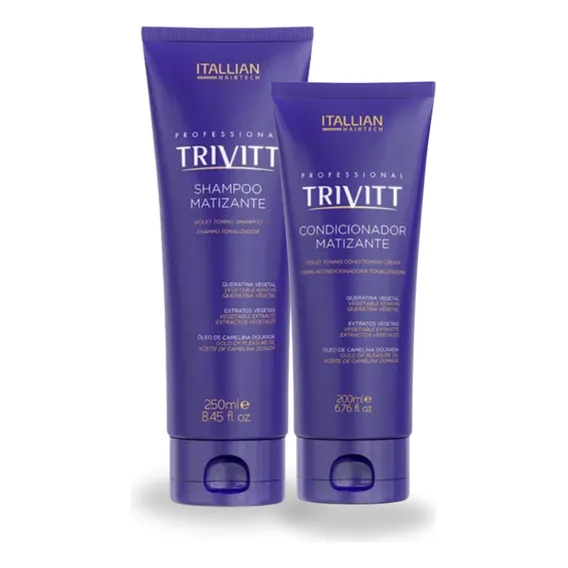 Kit Matizante Trivitt | Shampoo E Condicionador Foto 1