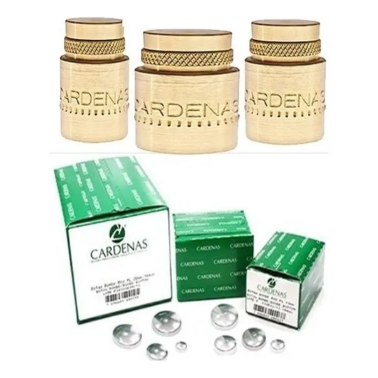 Kit Matriz Forrar Botão + Caixa Botões Forrar Cardenas 18 Mm Foto 1