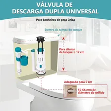 Kit Mecanismo Caixa Acoplada Universal Duplo Acionamento Foto mini 4
