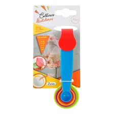 Kit Medidor De Cozinha Com 5 Peças Colher Medidor Art House Cor Colorido Foto mini 3