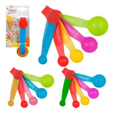 Kit Medidor De Cozinha Com 5 Peças Colher Medidor Art House Cor Colorido Foto mini 1