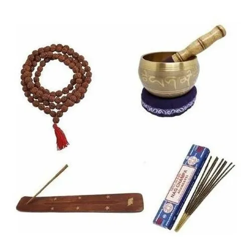 Kit Meditação Sino Tibetano Foto 1