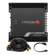 Kit Melhor Módulo Stetsom Hl800.4 + Cabos Y + Rca 5 Metros Foto  mini 1