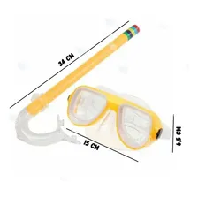 Kit Mergulho Adulto E Juvenil Com Máscara + Snorkel Foto mini 4