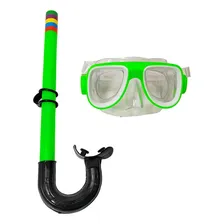 Kit Mergulho Básico Infantil Snorkel E Óculos Natação Foto mini 1