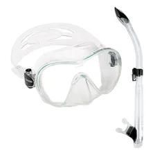 Kit Mergulho Cressi Mascara Frameless Snorkel Tao Cor Transparante Foto mini 1