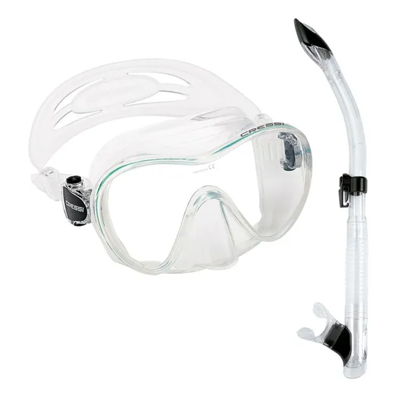 Kit Mergulho Cressi Mascara Frameless Snorkel Tao Cor Transparante Foto 1