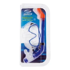 Kit Mergulho Iantil Mascara Snorkel Yris Seasub Cor Azul Foto mini  2