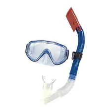 Kit Mergulho Juvenil Mascara + Snorkel Bestway Blue Foto  mini 1