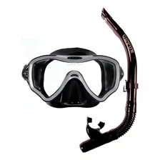 Kit Mergulho Máscara+nadadeira+snorkel Silicone Cetus Cobia Tamanho 41-42 Foto mini 4