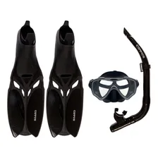 Kit Mergulho Máscara+nadadeira+snorkel Silicone Cetus Cobia Tamanho 41-42 Foto  mini 1