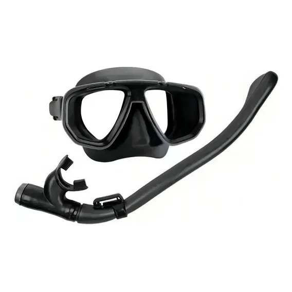 Kit Mergulho Máscara Respirador Seasub Snorkel Dua Pro Foto 1