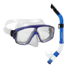 Kit Mergulho Máscara Snorkel Fun Dive Brasil Paraty Cor Transp / Azul Foto mini 1