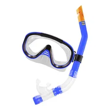 Kit Mergulho Snorkel Play - Albatroz Fishing - Opções Cores Cor Azul Foto mini 1