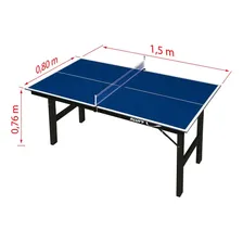 Kit Mesa Ping Pong Com Rede Klopf Foto mini 4