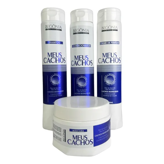 Kit Meus Cachos Definição Hidratação Shampoo Condicionador Foto 1